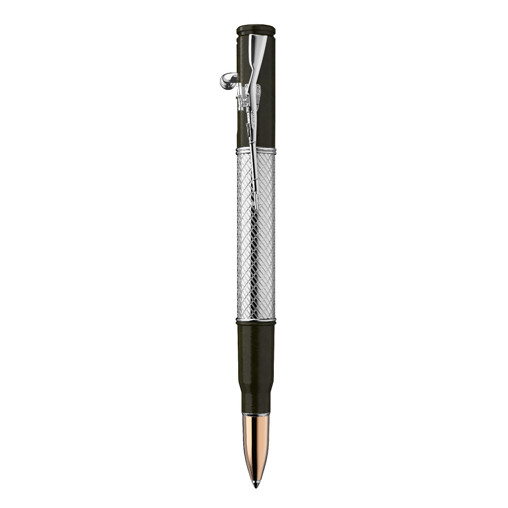 Ручка R012100, серебро 925° - 10,73 г, недрагоценные вставки пружина клипа 012