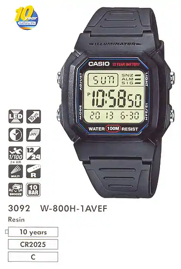 Casio W-800H-1A